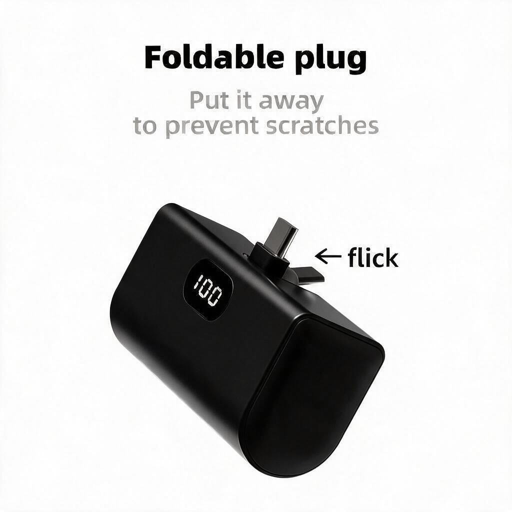 VoltPocket Mini™ - Ultra-Compact Capsule Power Bank